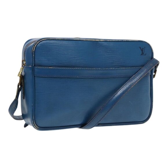 LOUIS VUITTON Epi Trocadero 27 Shoulder Bag Blue M52315 LV Auth 86817 - Picture 1 of 16